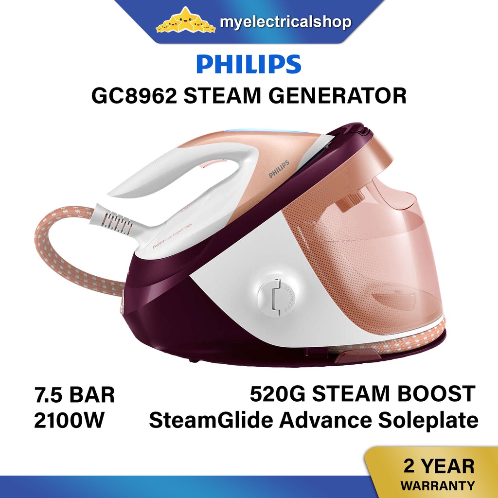 Philips GC8962 PerfectCare Expert Plus Steam generator iron ( NO BURN ) ( NO TEMP Setting Needed