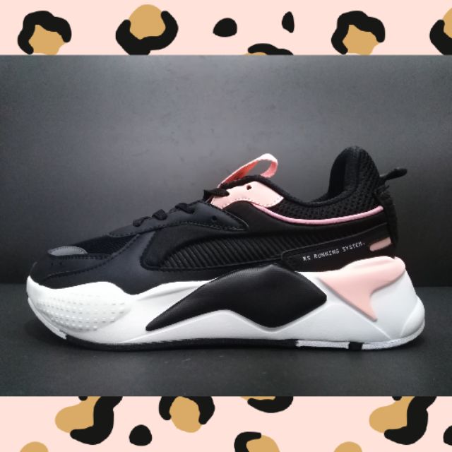 puma rsx black and pink