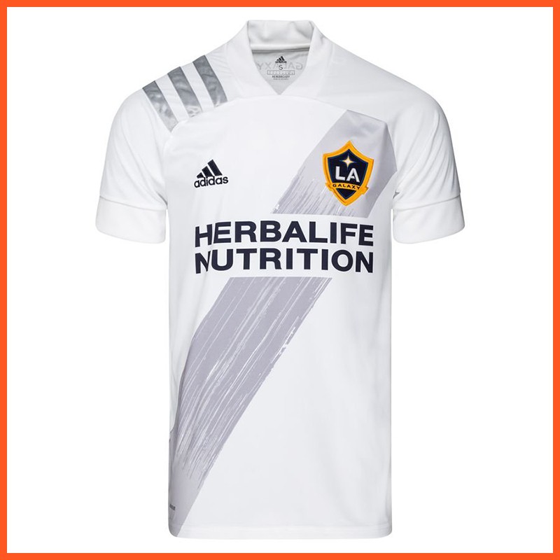 La Galaxy White Home Football Jersey 2020 2021 Shopee Malaysia