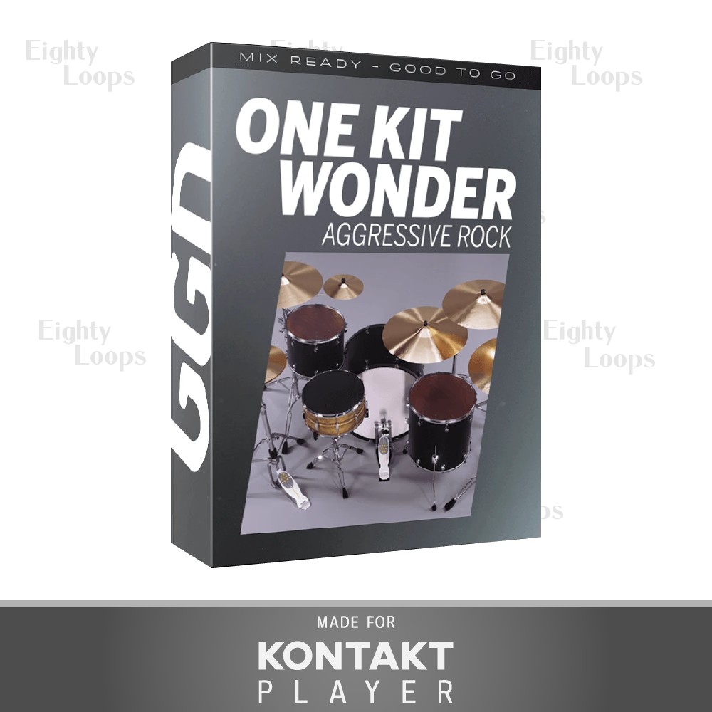 ONE KIT WONDER: AGGRESSIVE ROCK - GETGOOD DRUMS (KONTAKT) | Shopee Malaysia