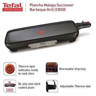 Image of Tefal Plancha Malaga Sucessor BBQ Electric Grill/ Pemanggang Elektrik (CB503865)