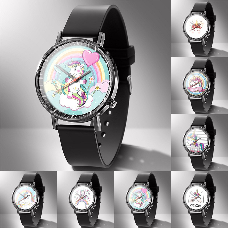 Unicorn Kids Watch Set Jam  Kanak  Kanak  Jam  Tangan  Budak 