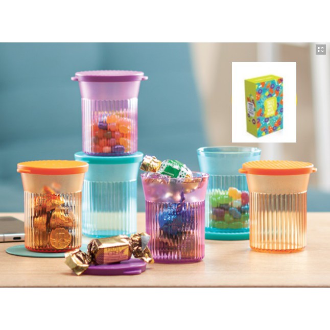 Tupperware (Full Set: 6 pcs + Box) 200ml Mini Family Mate ...