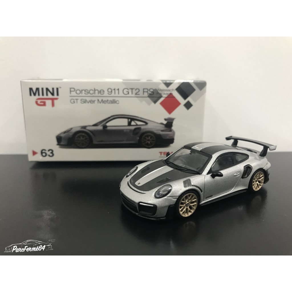 TSM MINI GT MGT00136 PORSCHE 911 GT2 RS RACING 1/64 DIECAST YELLOW