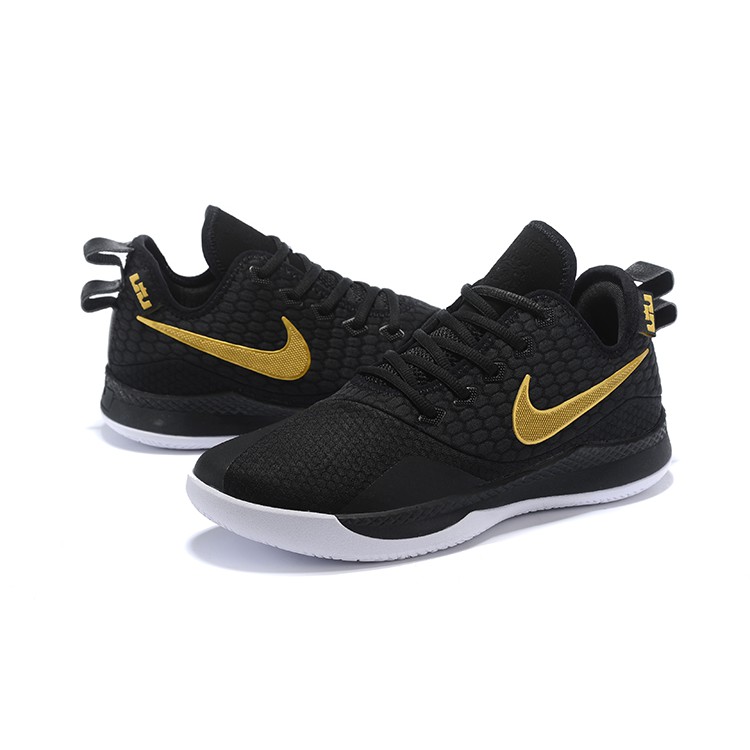 nike lebron witness 3 black gold