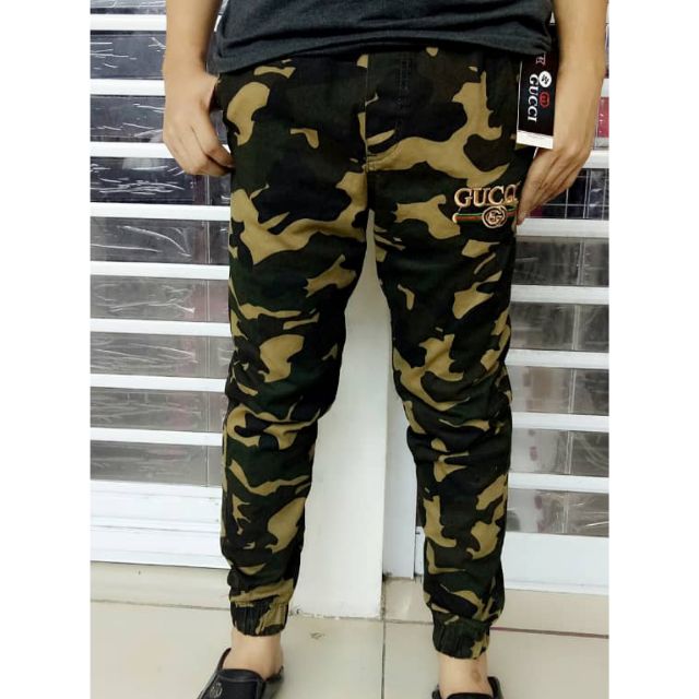gucci camo pants