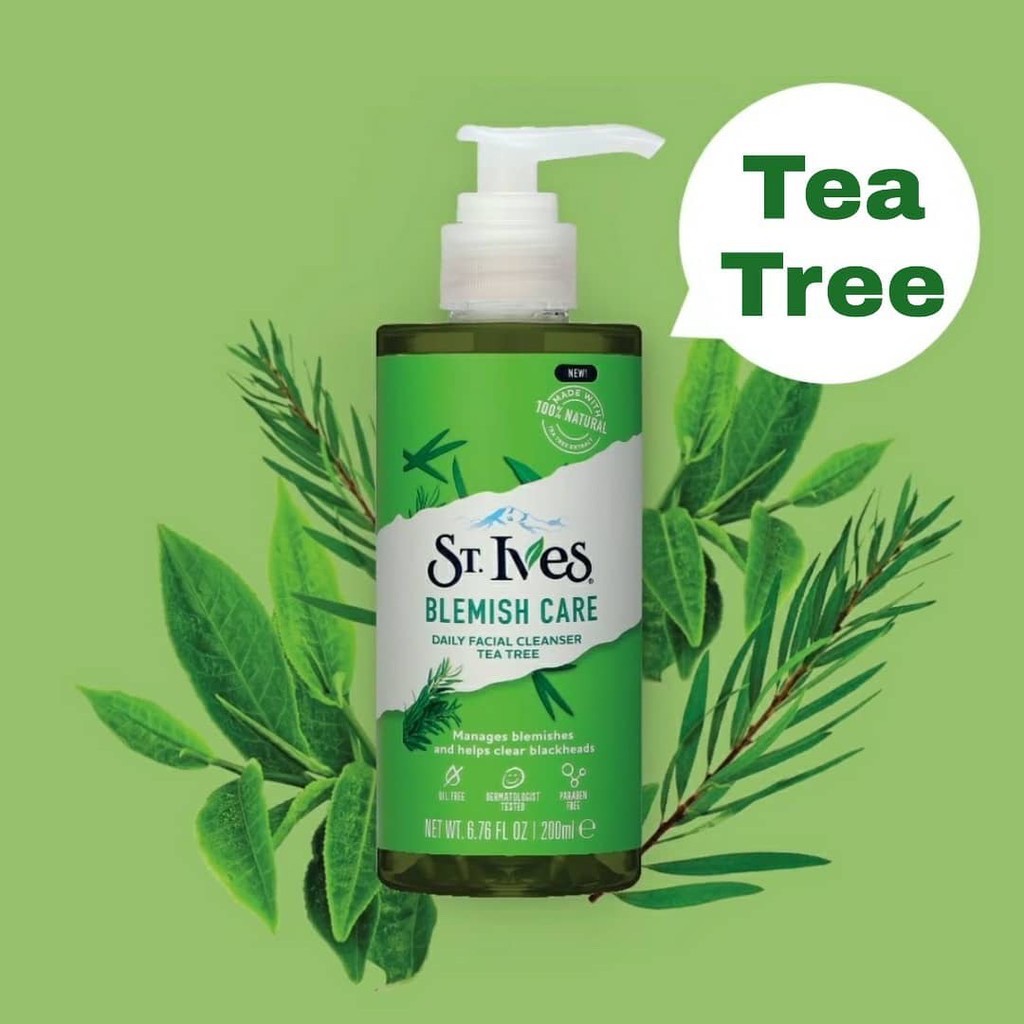st ives blemish care tea tree cleanser