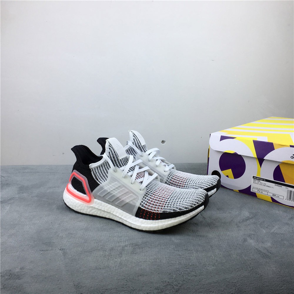 ultra boost 2019 cloud white active red