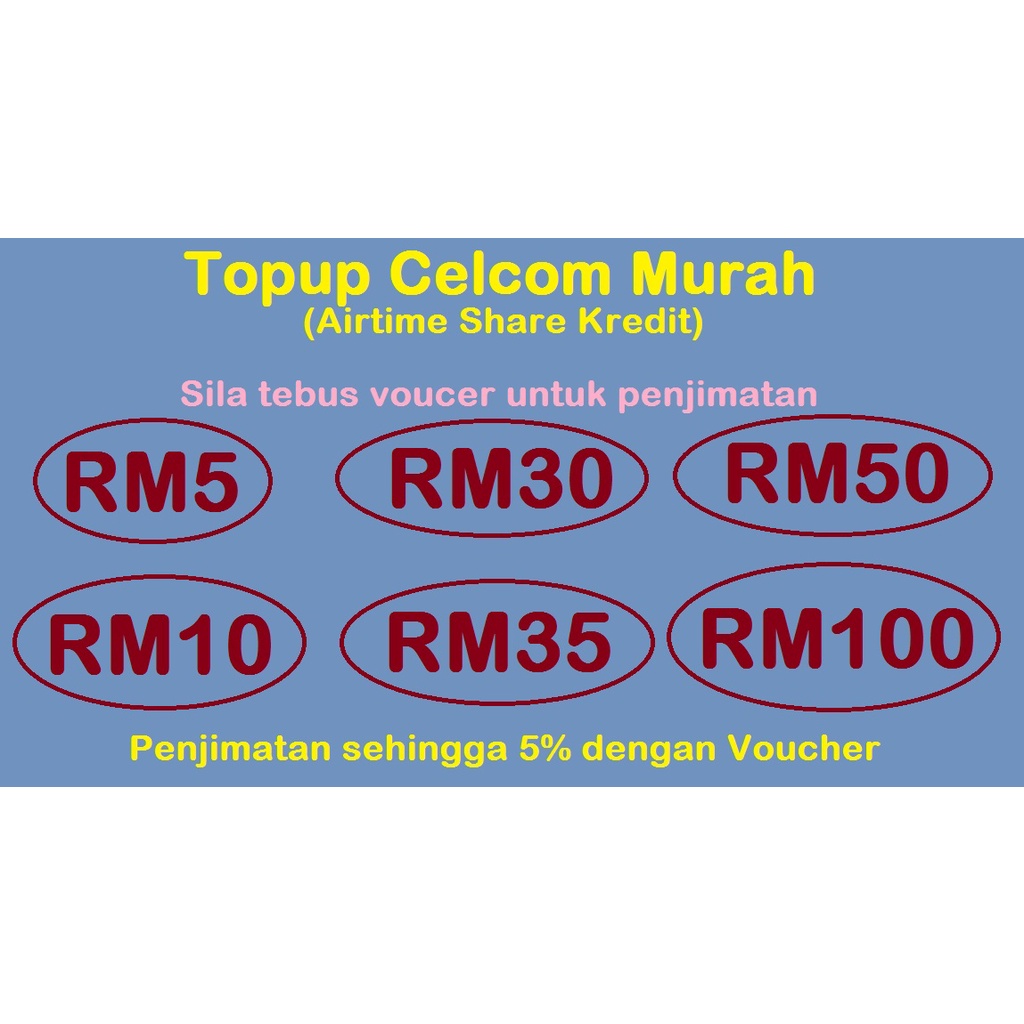 Buy Reload Kredit Topup Celcom Terlajak Murah Seetracker Malaysia