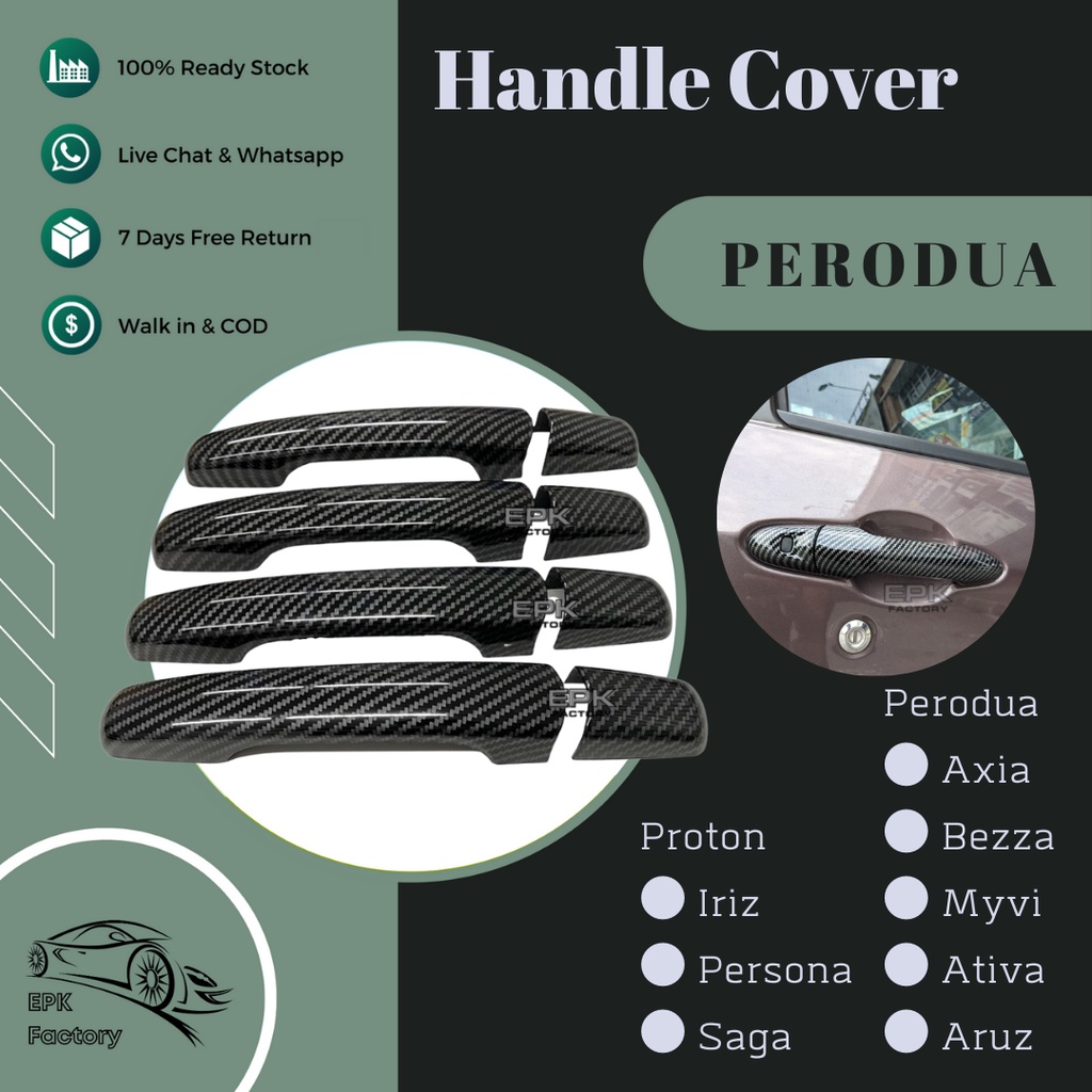 Perodua Door Handle Cover Proton Door Handle Cover Bezza Axia Myvi