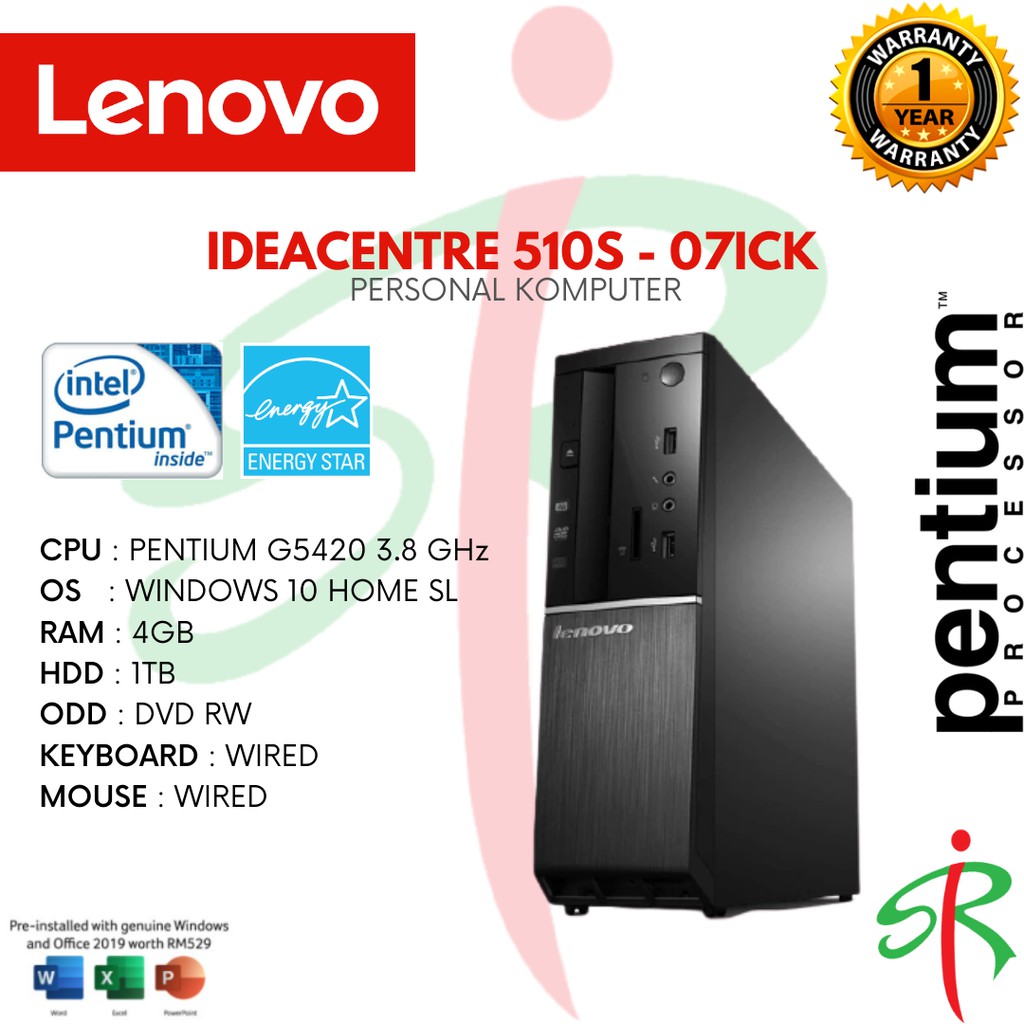 Lenovo Ideacentre 510s 071ck Shopee Malaysia