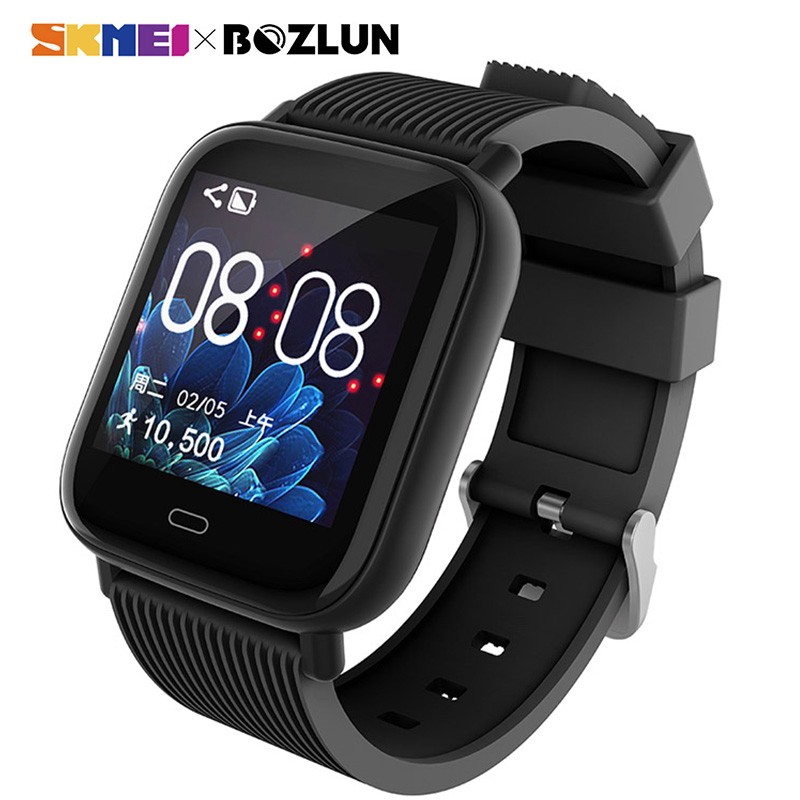 skmei fashion men's smart watch bluetooth digital sports wrist watch waterproof