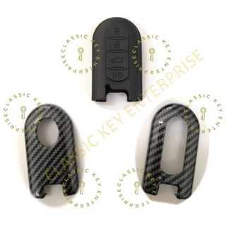 Perodua Smart Key Carbon Fiber Key Cover Case Bezza Aruz 