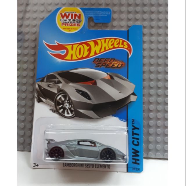 hot wheels lamborghini sesto elemento