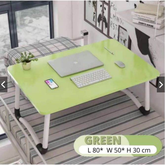 80CM Large Multipurpose Foldable Laptop Table Anti Slip Desk Bed Laptop Desk Meja Serbaguna Meja Lipat Meja Belajar