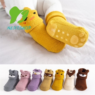 Cute Newborn Baby Winter Socks Toddler Infant Warm Girl Boy Boots Soft Floor Sox 
