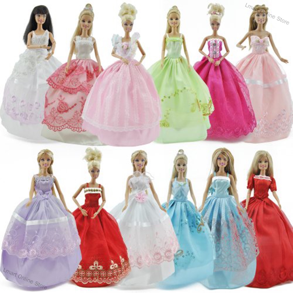 Lmart Online Store E-TING Lot 5 P 5x Fashion Handmade Clothes Dresses Grows Outfit doll