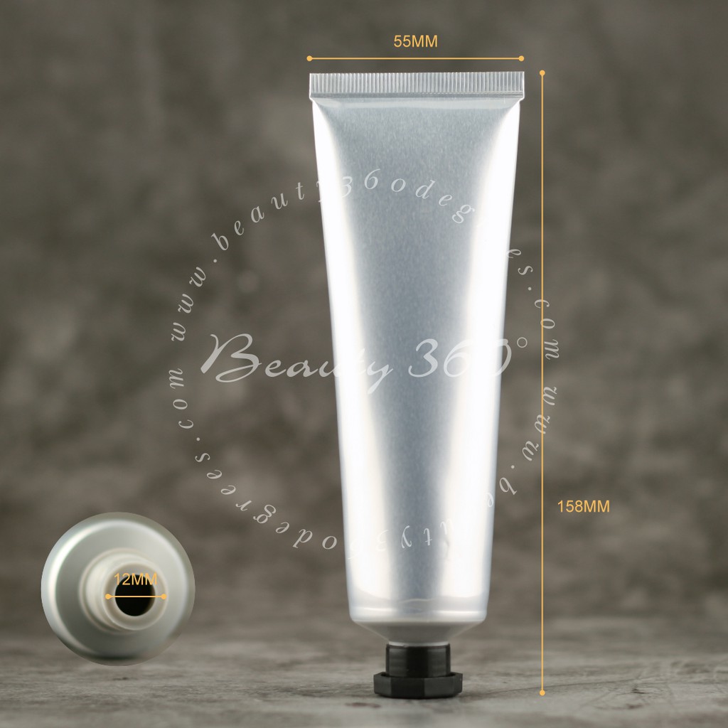 Download 100ml Pe Al Laminated Silver Tube Screw Cap Cosmetic Soft Tube Container Bottle Shopee Malaysia PSD Mockup Templates