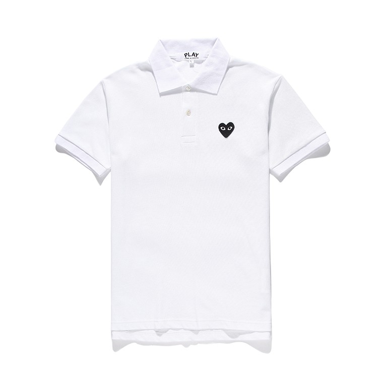 cdg polo black