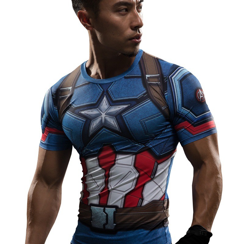 marvel gym t shirt