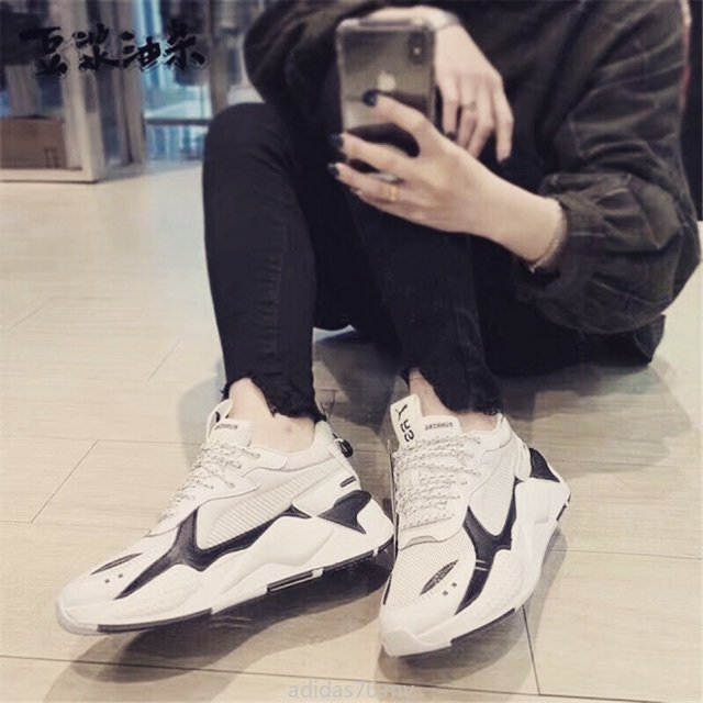 puma rs x core on feet