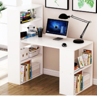 DIY Concept Study Table Study Desk Book Shelves Book Rack Meja Belajar Meja Komputer Rak Buku Susun Buku