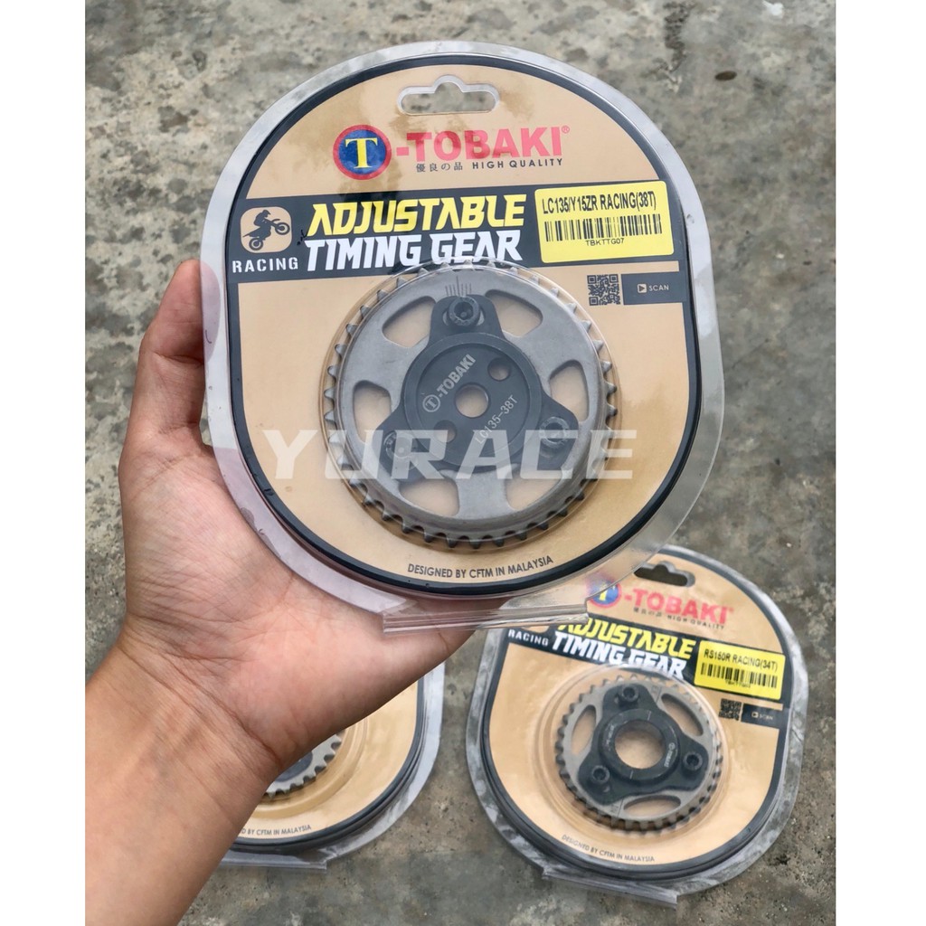 TOBAKI ADJUSTABLE TIMING GEAR(RACING)RS150R,EGO,LC135,Y15ZR... Shopee Malaysia