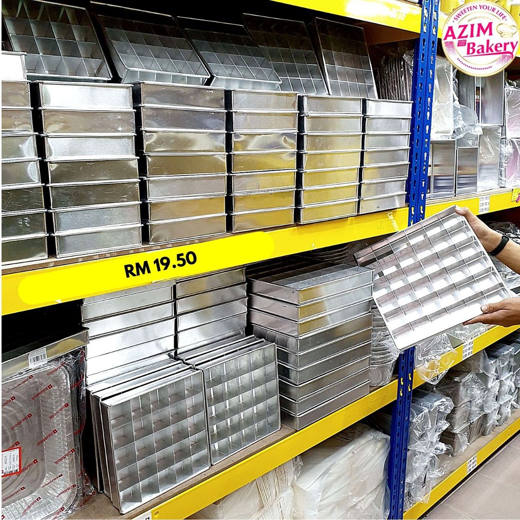 Loyang Brownies Cutter Acuan Loyang Brownies Cutter Brownies Tray