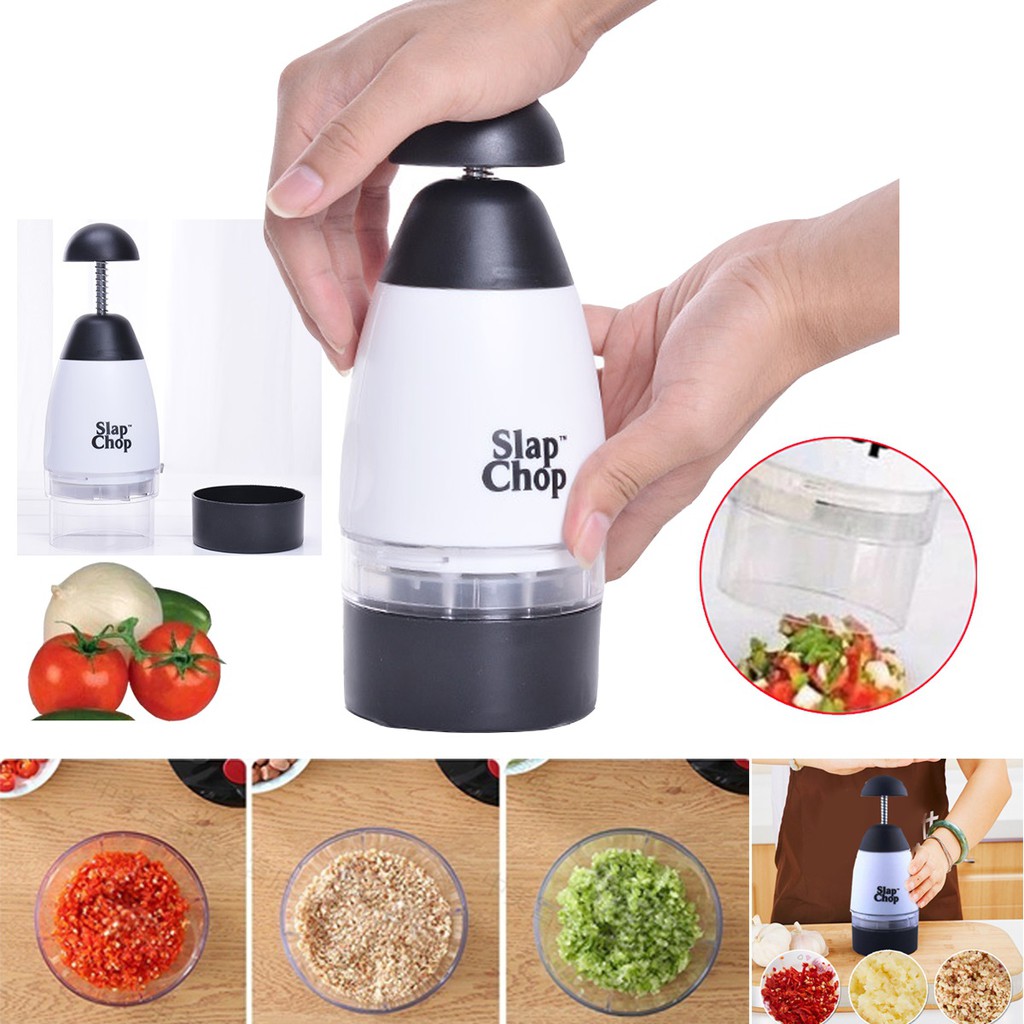 Slap Chop Food Chopper Cutter Mince Slice Dice Vegetable Garlic Onionl ...