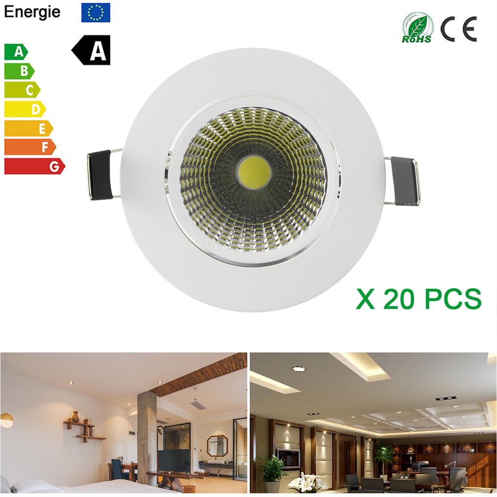 Mini Dimmable 3w Led Cob Ceiling Light Recessed Spotlight Downlight Warm White A