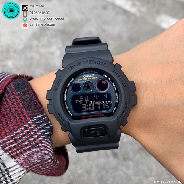 高級ブランド CASIO Gショック G-SHOCK DW-6900BMC-1 ブラック