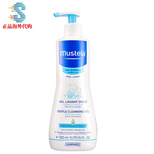 mustela gentle cleansing gel 500 ml