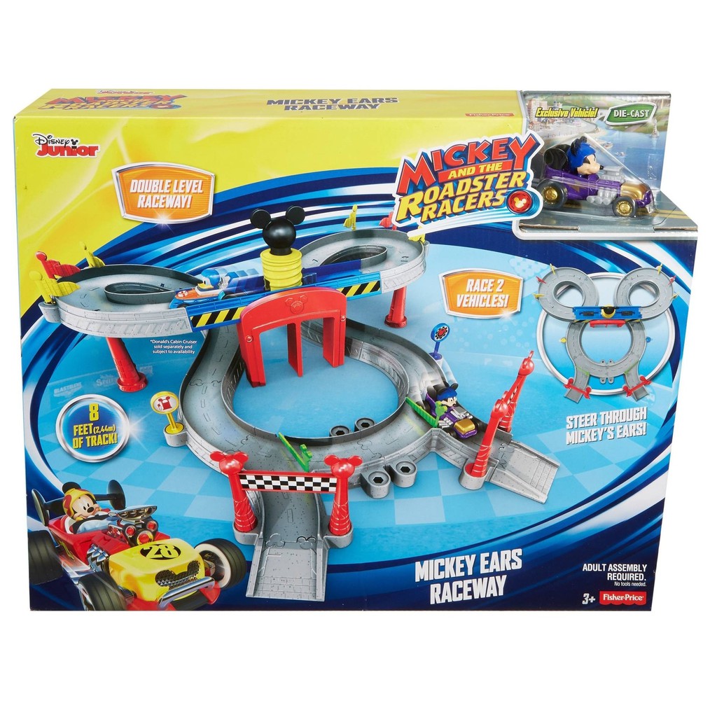 mickey mouse car track