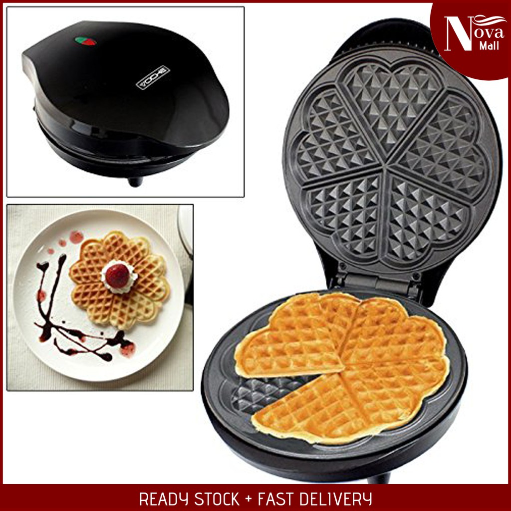 SOKANY Single Waffle Maker Machine Dessert Non Stick Cooker Bakeware