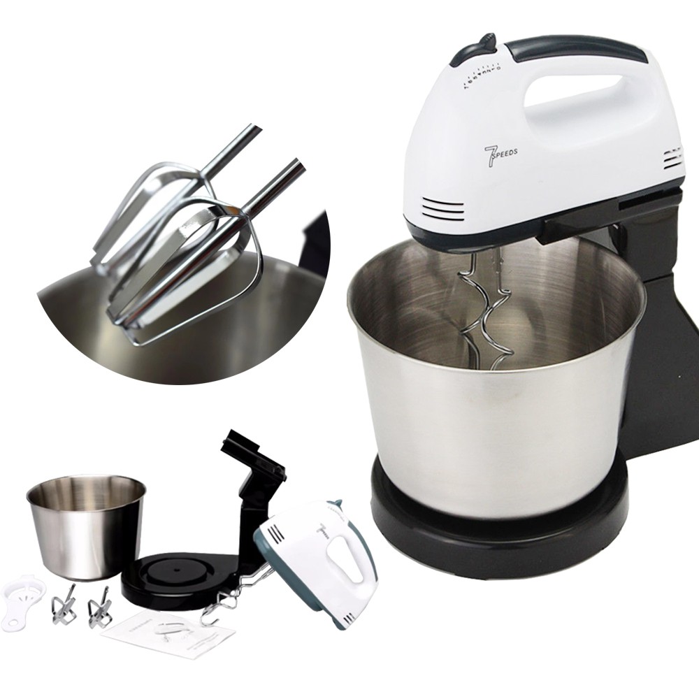 Baking Hand Mixer with Detachable Stainless Steel Bowl Shopee Malaysia