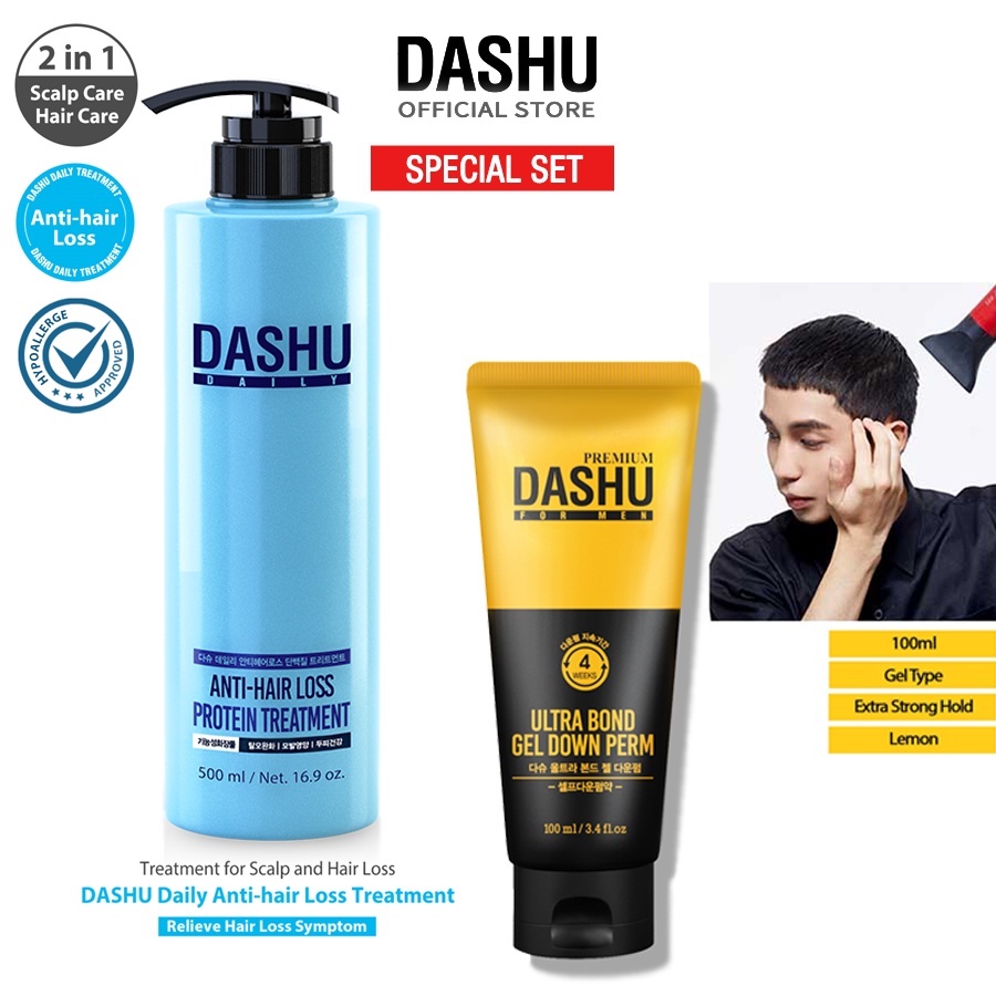 DASHU REBONDING CREAM , Premium Ultra Bond Gel Down Perm 100ml | Self Perm  Kit | ✤ settle messy side hair ✤ | Shopee Malaysia