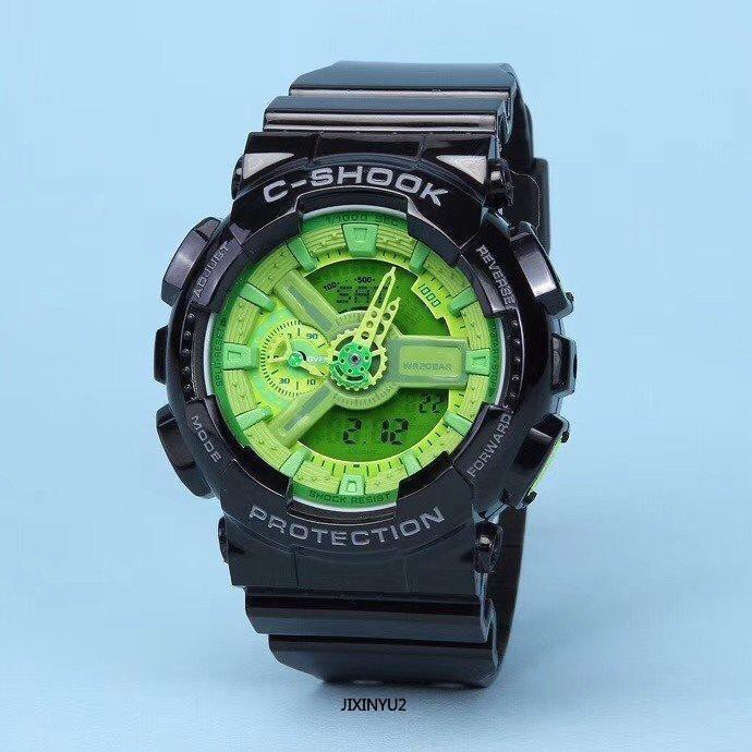 g shock black green