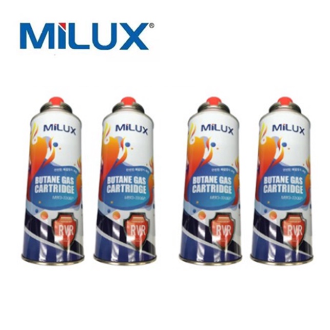 Milux Butane Gas Cartridge For Portable Gas Stoves (MBG330EP) (4