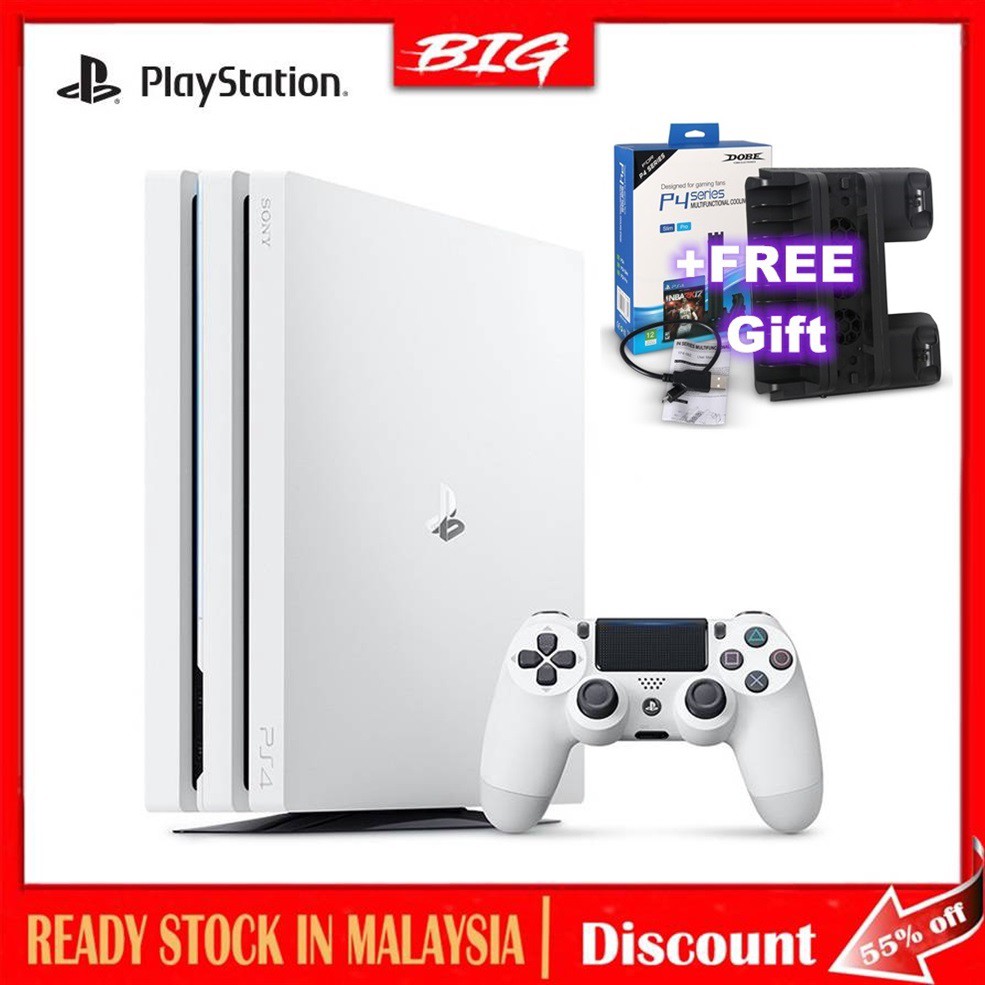 Sony Ps4 Pro 1tb Playstation 4 Pro 1tb 2tb Chinese English Console With 1 Dualshock 4 Controllers Free Gift Shopee Malaysia