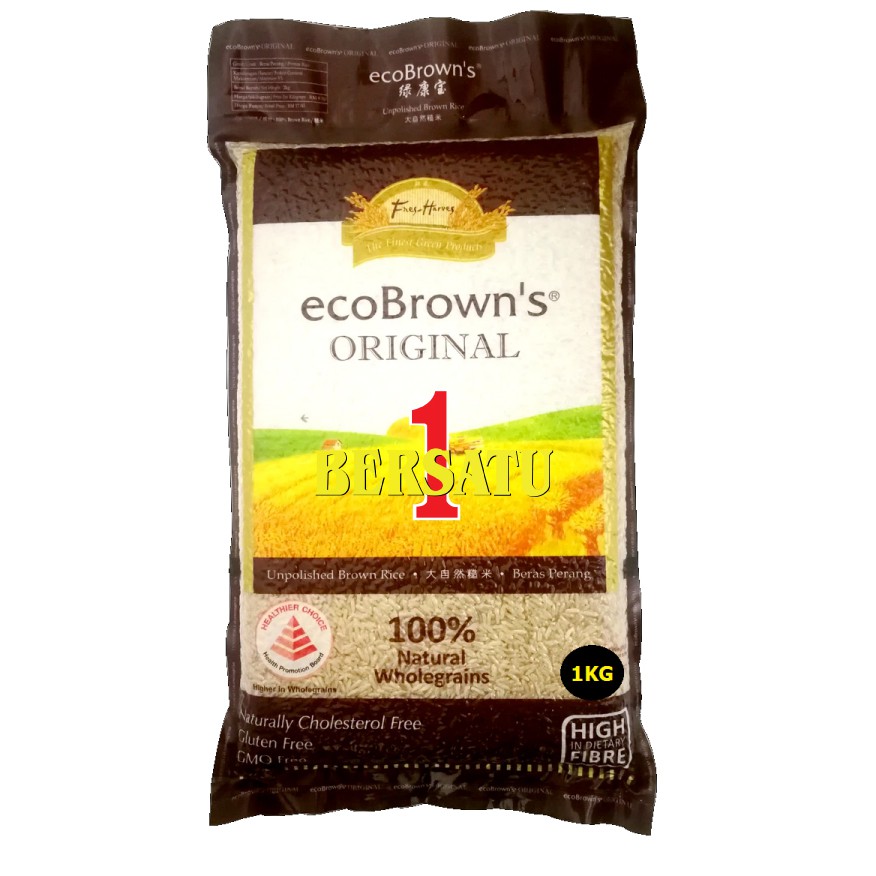 Ecobrown S Original Brown Rice Beras Perang Original å¤§è‡ªç„¶ç³™ç±³ 1kg Shopee Malaysia