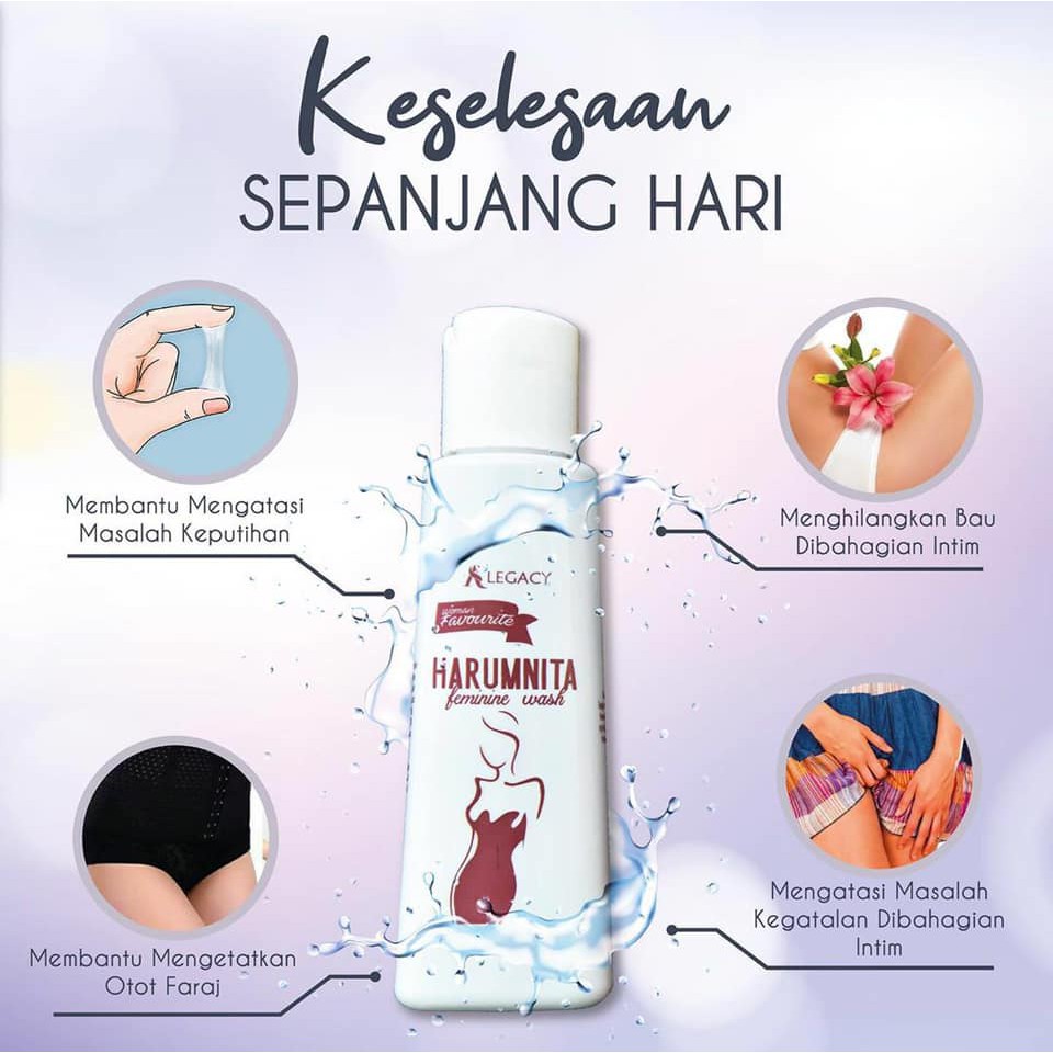 HARUMNITA FEMININE WASH 100% ORIGINAL PRODUCT AS LEGACY