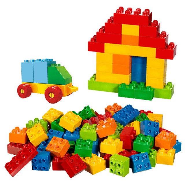 (216pcs) Toddler Baby Duplo Similar Blocks Building Bricks Bloks