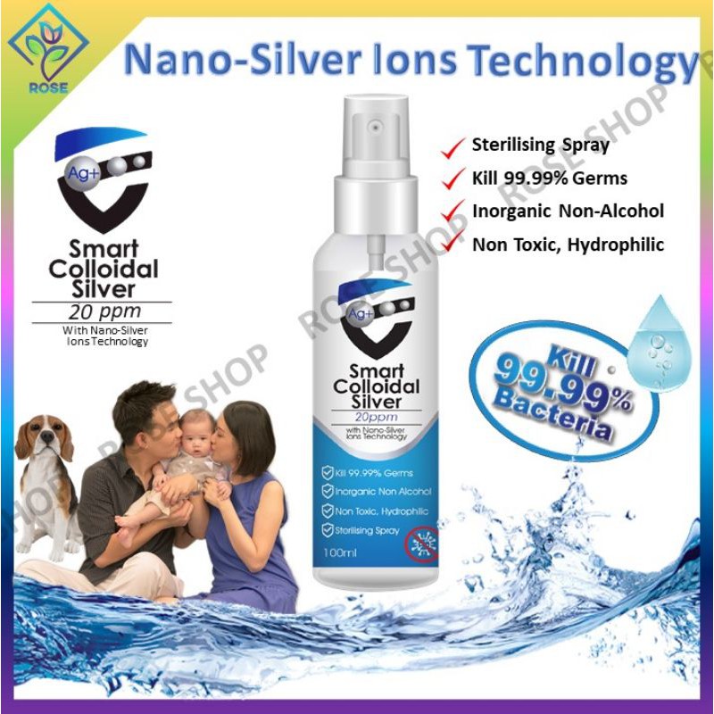 Buy Ready Stock Smart Colloidal Silver With Silver Ions Technology 100ml Seetracker Malaysia