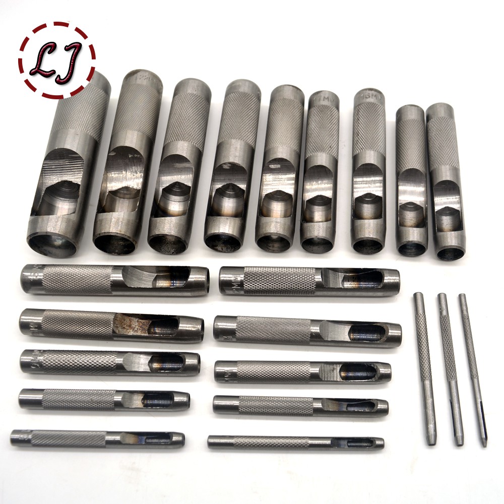Leather craft tools leather hole punches Set Hollow Puncher Belt Punch