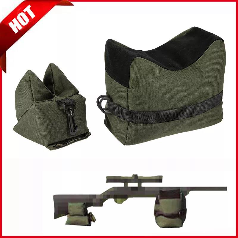 Portable Shooting Sandbag Front Rear Rest Bag Set Target Unfilled Stand Hunting 