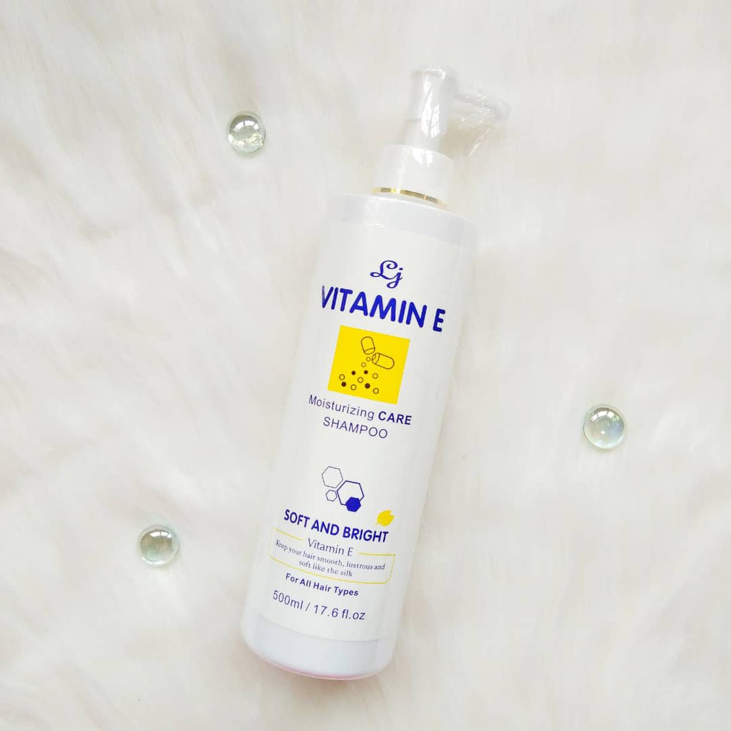 Vitamin E Moisturizing Hair Care Soft Smooth And Bright Shampoo 500ml Shopee Malaysia