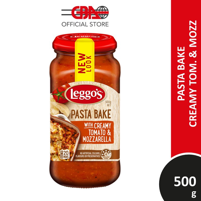 Leggo's Pasta Bake with Creamy Tomato & Mozzarela Pasta Sauce (500g) |  Shopee Malaysia