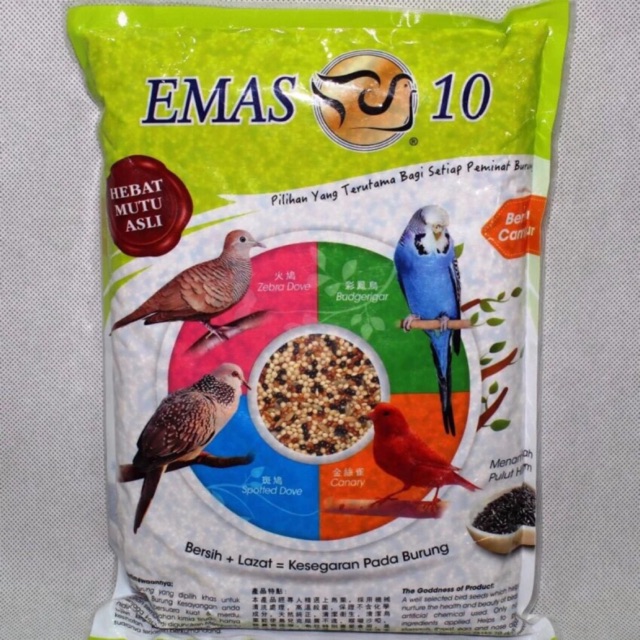 Emas 10 Clean Seeds White Millet/Mixed Millet Bird Food (1kg