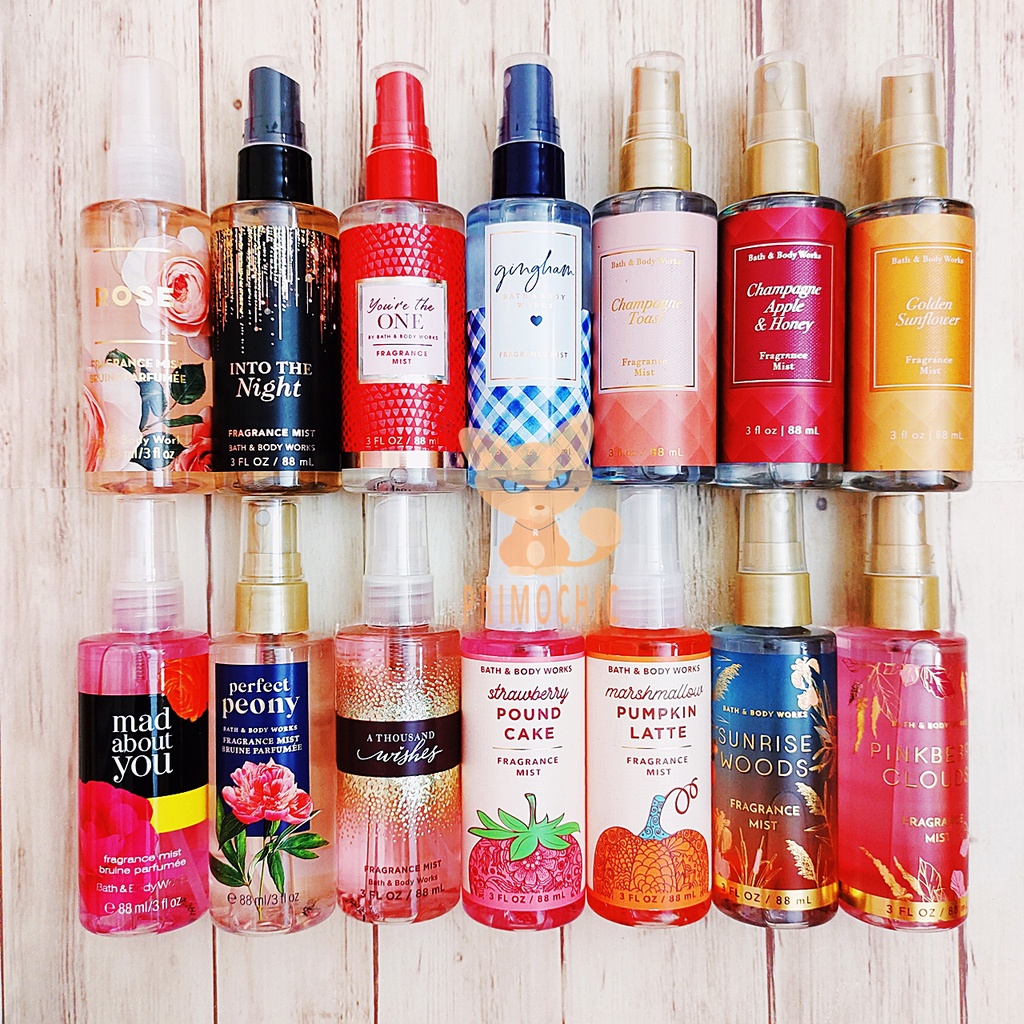 Travel Body Mist Bath & Body Works Mini Fragrance Mist | Shopee Malaysia