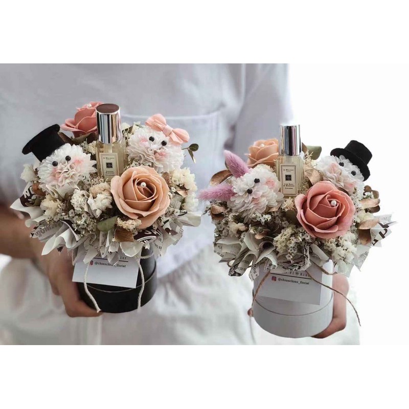 情人节jo Malone香水与香皂玫瑰花盒jo Malone Perfume In Soap Flower Box With Lil Bunny